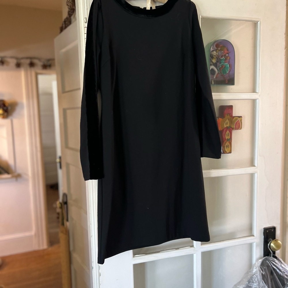 Boden Classic Black Long Sleeve Dress - comfortable &elegant -gorgeous fabric